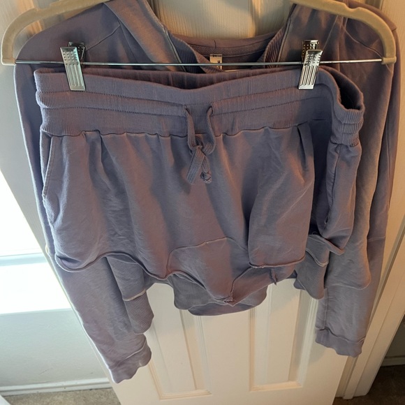Intimately Free People lounge set shorts hoodie - Picture 3 of 3